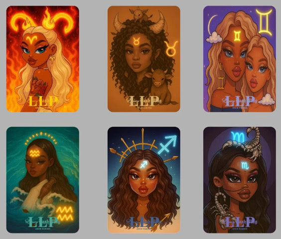 Zodiac lash tiles